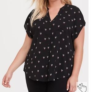 Torrid Raccoon Print Top